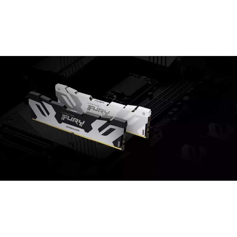 DIMM 32 GB DDR5-6400 (2x 16 GB) Dual-Kit, atmintis balta, KF564C32RWK2-32, Renegade, INTEL XMP