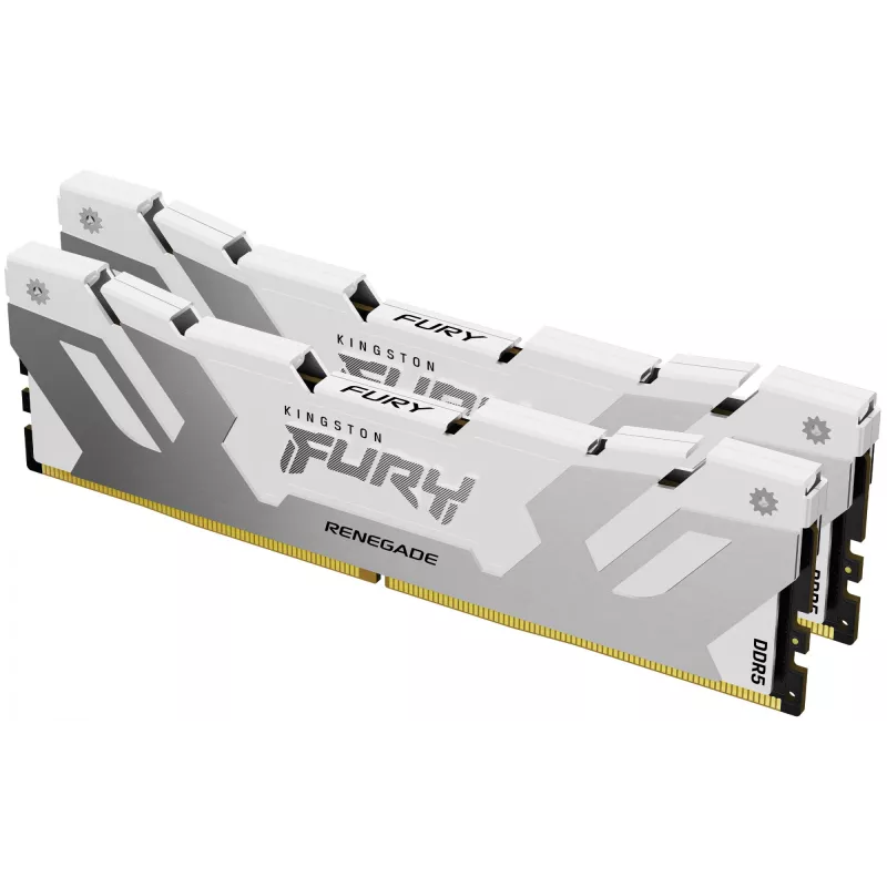 DIMM 32 GB DDR5-6400 (2x 16 GB) Dual-Kit, atmintis balta, KF564C32RWK2-32, Renegade, INTEL XMP