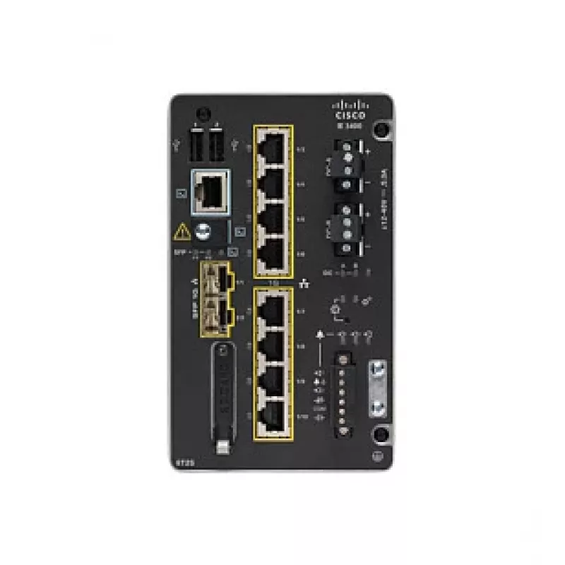 Catalyst IE3400 su 8 GE variniais ir 2 GE Sfp moduliniais NA