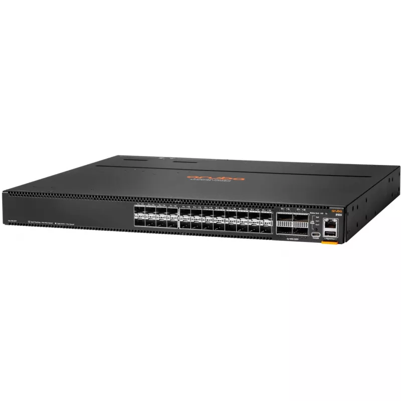 Hewlett Packard Enterprise HPE Aruba Networking CX 8100 24x10G SFP+ 4x40/100G QSFP28 komutatorius - Komutatorius - L3 - valdomas - 24 x 1 Gigabit / 10 Gigabit SFP / SFP+ + 4 x 40 Gigabit QSFP+