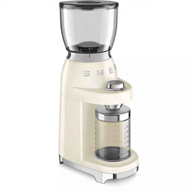 Smeg CGF11CREU kavos malūnėlis, 50-ųjų stiliaus, kreminis
