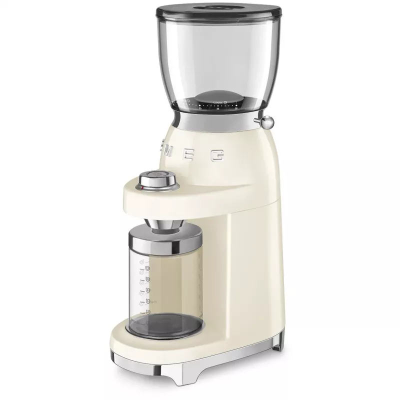Smeg CGF11CREU kavos malūnėlis, 50-ųjų stiliaus, kreminis