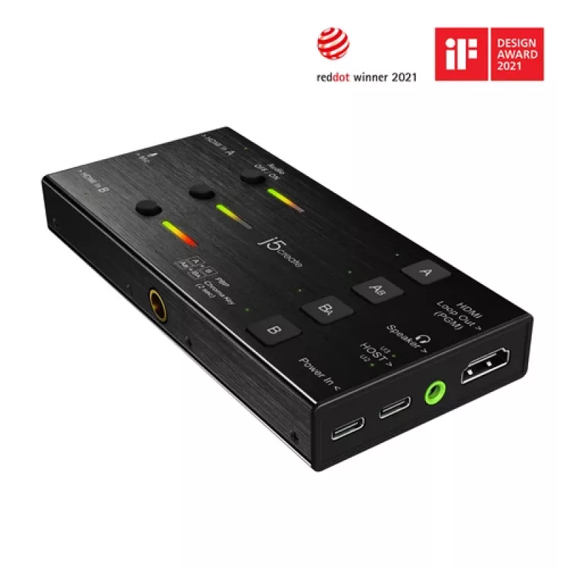 j5create JVA06-N - vaizdo įrašymo adapteris - USB-C 3.0