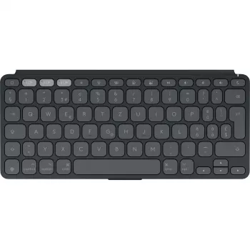 Logitech Keys-To-Go 2 for iPad - klaviatūra - įmontuotas dangtelis - belaidė - Bluetooth LE - QWERTZ - šveicariška - grafito (920-013008)