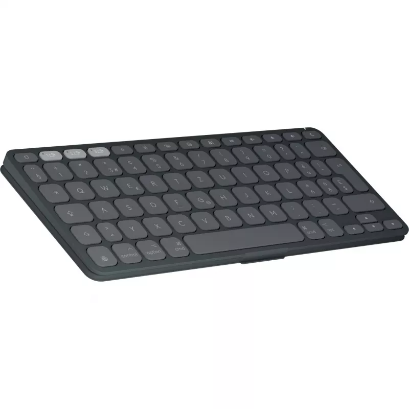 Logitech Keys-To-Go 2 for iPad - klaviatūra - įmontuotas dangtelis - belaidė - Bluetooth LE - QWERTZ - šveicariška - grafito (920-013008)
