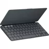 Logitech Keys-To-Go 2 for iPad - klaviatūra - įmontuotas dangtelis - belaidė - Bluetooth LE - QWERTZ - šveicariška - grafito (920-013008)