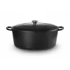 Le Creuset Signature 13,9 l ovalus juodas