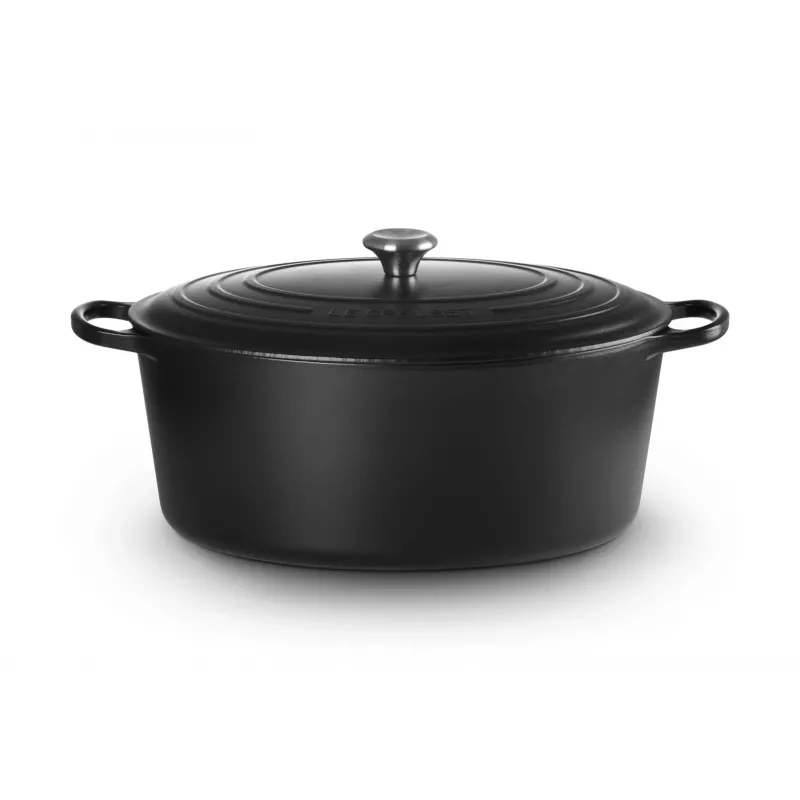 Le Creuset Signature 13,9 l ovalus juodas