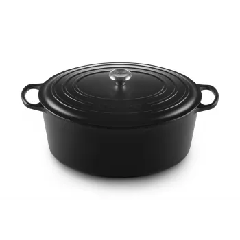 Le Creuset Signature 13,9 l ovalus juodas