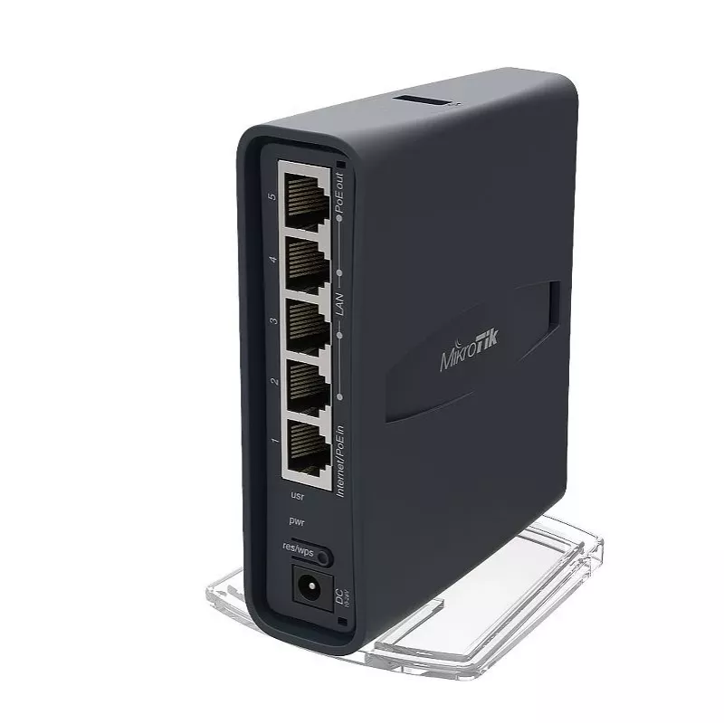 Mikrotik hAP ac lite tower Juoda maitinimas per Ethernet (PoE)