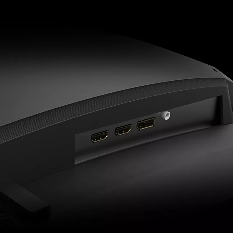 GIGABYTE GS32QCA 31.5 QHD lenktas žaidimų monitorius - 2560 x 1440, 180Hz, 1ms, 250 cd/m², FreeSync, HDR Ready, HDMI 2.0, DisplayPort 1.4