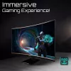 GIGABYTE GS32QCA 31.5 QHD lenktas žaidimų monitorius - 2560 x 1440, 180Hz, 1ms, 250 cd/m², FreeSync, HDR Ready, HDMI 2.0, DisplayPort 1.4