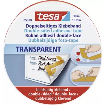 tesa® dvipusė juosta, 10 m x 15 mm