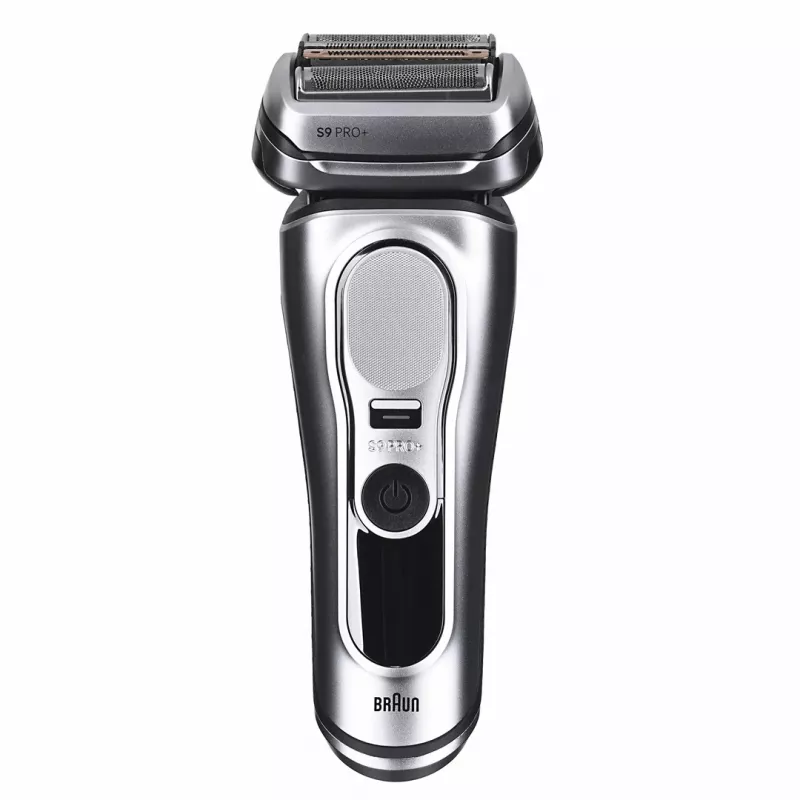 Braun Series 9 Pro+ 9667CC vyriška barzdaskutė Elektrinė barzdaskutė Plaukų kirpimo mašinėlė Sidabrinė