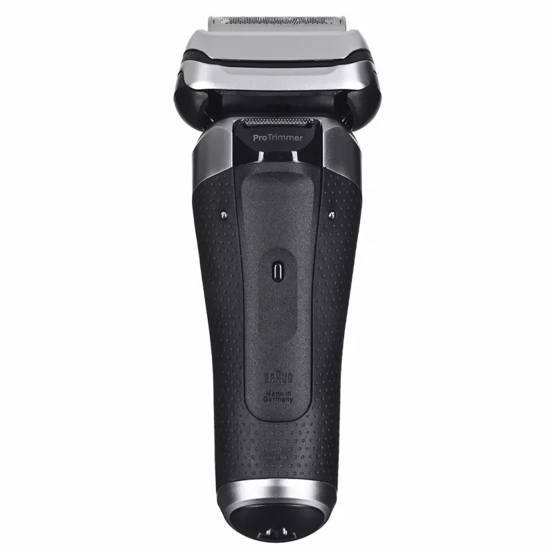 Braun Series 9 Pro+ 9667CC vyriška barzdaskutė Elektrinė barzdaskutė Plaukų kirpimo mašinėlė Sidabrinė