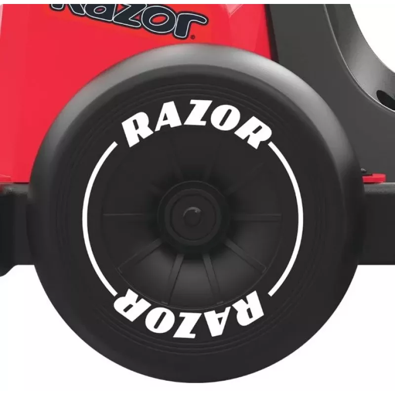 Razor Ground Force Elite - elektrinis kartingas, juodas ir raudonas