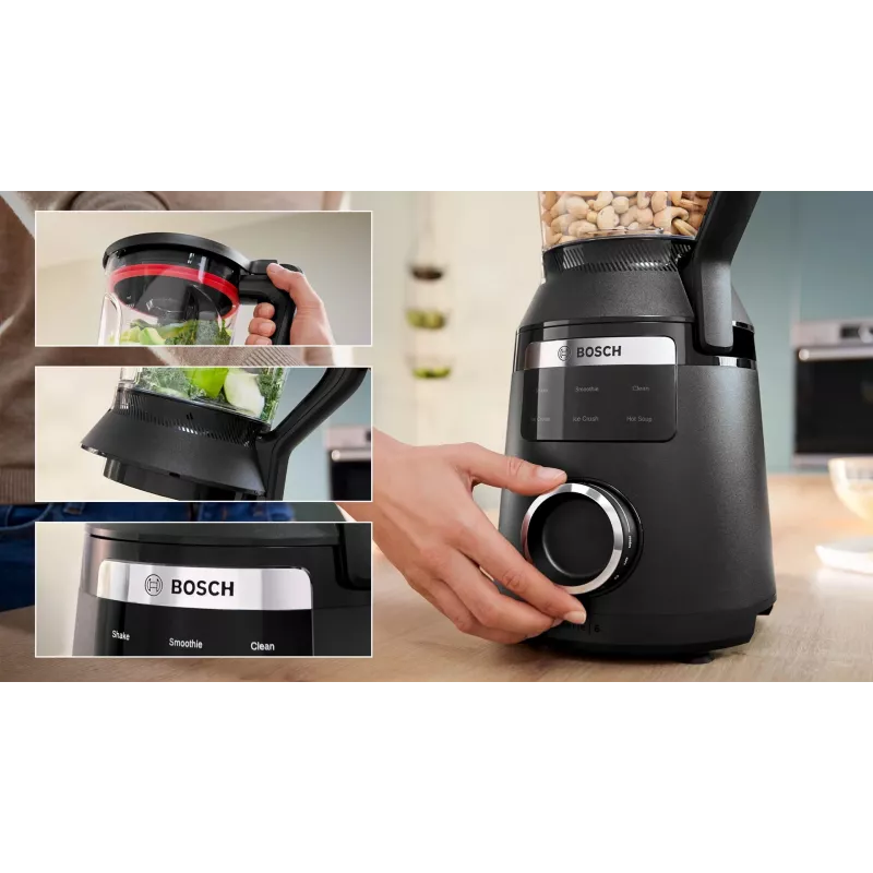 Bosch Serie 6 MMB6652B trintuvas 2 L Stalinis trintuvas 1800 W Juoda