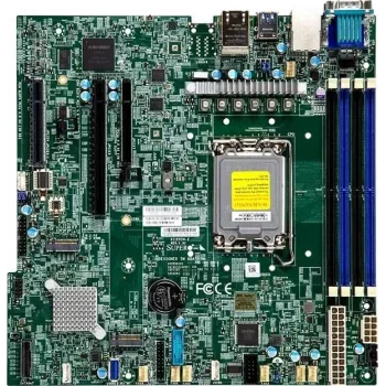 Supermicro pagrindinė plokštė X13SCH-F mikro-ATX lizdas 1700 tik DDR5