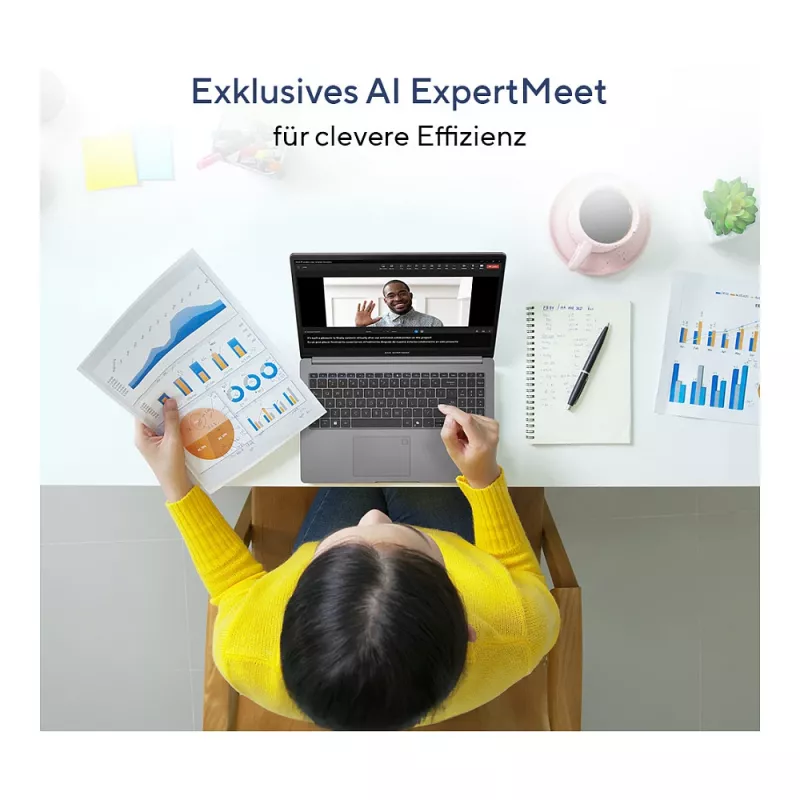 ASUS ExpertBook P1 P1503CVA-S72335 C5-210H/16GB/512GBSSD/noOS - Klaviatūros išdėstymas gali būti vokiškas