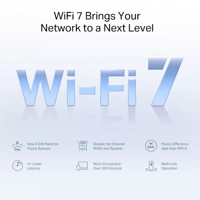 MERCUSYS Halo H47BE, Halo Mesh Wi-Fi 7 sistema, 2 vnt. rinkinys