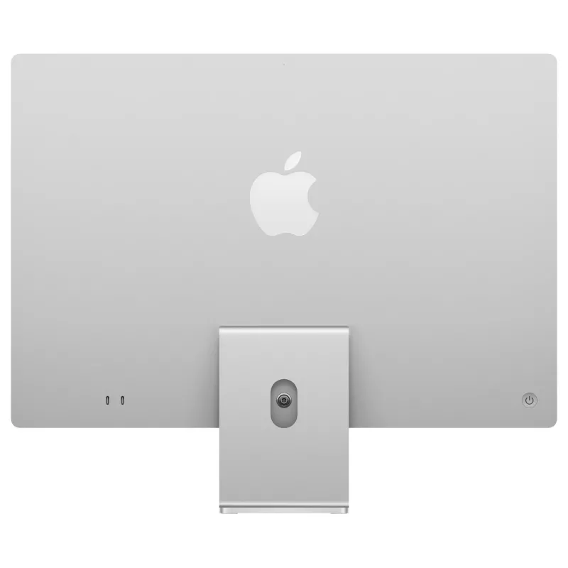 iMac Z1E2 59,62 cm 23,5 col. standartinis stiklas M4 8 branduolių CPU/8 branduolių GPU/16 branduolių N.E. 24 GB 256 GB SSD Gbit Eth MM NumKey TID DE sidabrinis