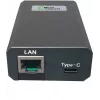 Microconnect POEINJ-25W-USBC - Gigabit Ethernet - 1000 Mbit/s - IEEE 802.3,IEEE 802.3ab,IEEE 802.3u - Cat5,Cat5e,Cat6,Cat6a - 100 m - juoda (POEINJ-25W-USBC)
