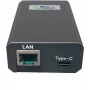 Microconnect POEINJ-25W-USBC - Gigabit Ethernet - 1000 Mbit/s - IEEE 802.3,IEEE 802.3ab,IEEE 802.3u - Cat5,Cat5e,Cat6,Cat6a - 100 m - juoda (POEINJ-25W-USBC)