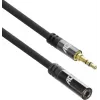 ACT 2 metrų aukštos kokybės garso prailginimo laidas 3,5 mm stereo lizdas kištukas - lizdas (AC3615)