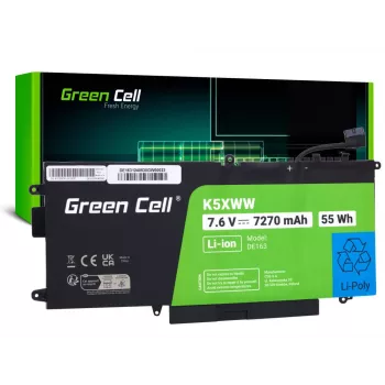 Green Cell nešiojamojo kompiuterio baterija K5XWW, skirta Dell Latitude 7390 2-in-1 5289 7389