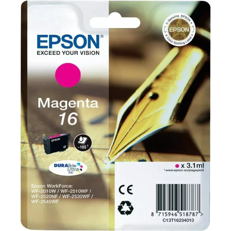 Epson C13T16234022 spausdintuvo vartojimo reikmenys, purpuriniai