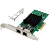 MicroConnect tinklo plokštė PCIe x1 Intel 82576 Dual- RJ45 (MC-PCIEX4-82576-D)