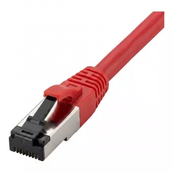 Synergy21 komutacinis kabelis RJ45, CAT8.1 2000Mhz, 2m, Red, S-STP(S/FTP), TPE/LSZH(SuperFlex), AWG26,