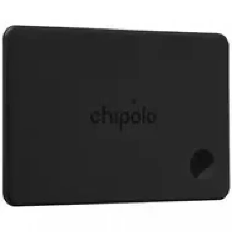 Chipolo CARD – belaidis įkraunamas plonas Bluetooth sekiklis, skirtas iOS ir Android, anglies spalvos