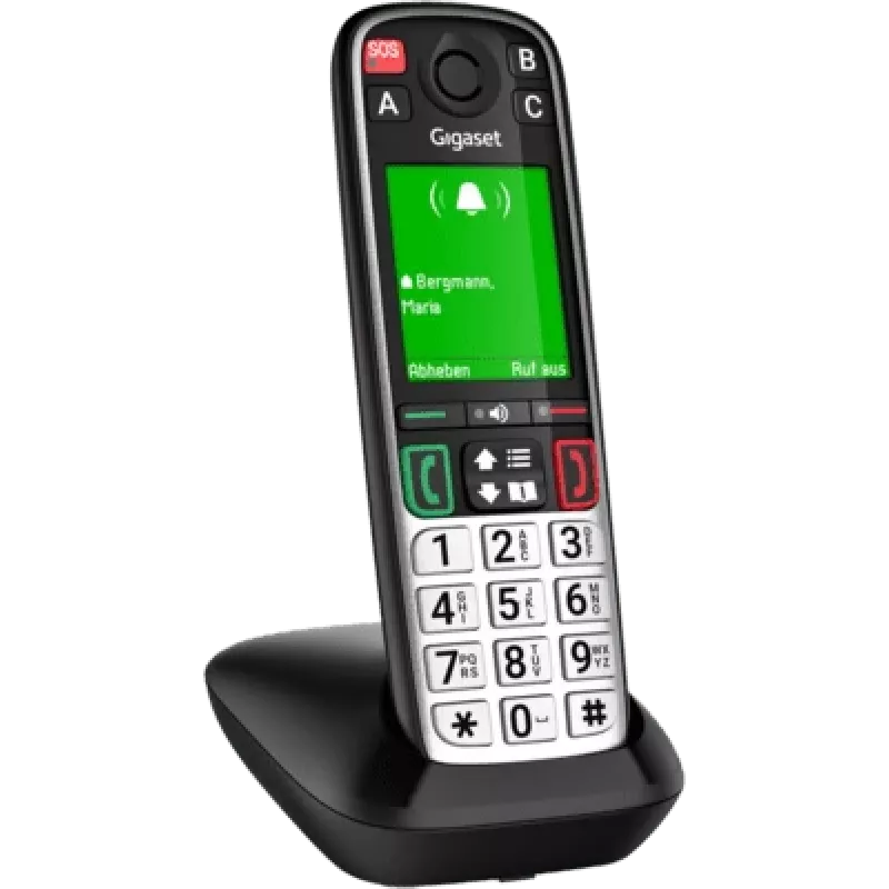 Gigaset EASY 500HX barjerų neturintis senjorų telefonas / ragelis (S30852-H3165-B101)