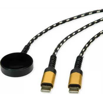 Roline 11.02.8343 USB kabelis, juodas
