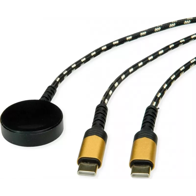 Roline 11.02.8343 USB kabelis, juodas