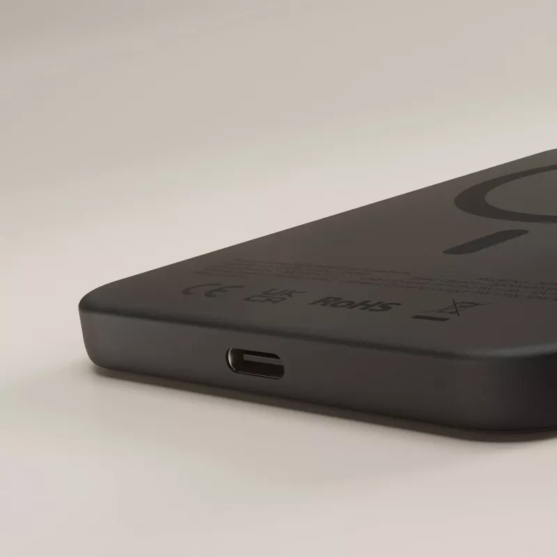ZENS Pro 2 Semi Solid State Powerbank - Magnetinė išorinė baterija 5000 mAh suderinama su MagSafe ir Qi2.2 25W (juoda)