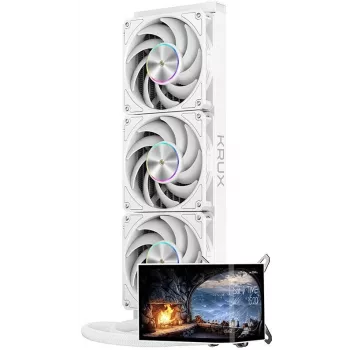 skysčio aušinimas Krux HydroArc 360 White (KRXE011)