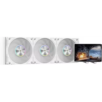 skysčio aušinimas Krux HydroArc 360 White (KRXE011)