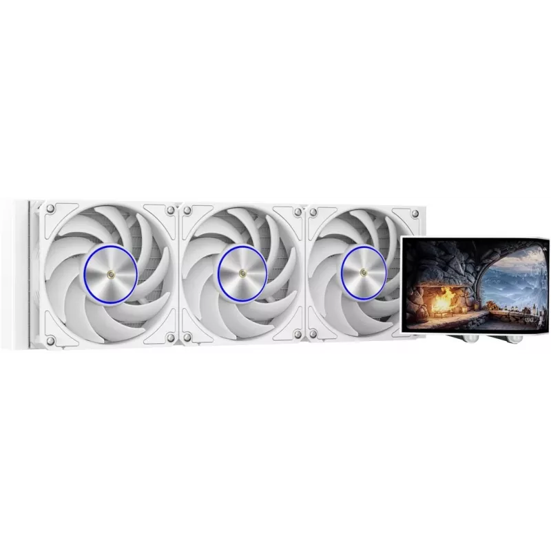 skysčio aušinimas Krux HydroArc 360 White (KRXE011)