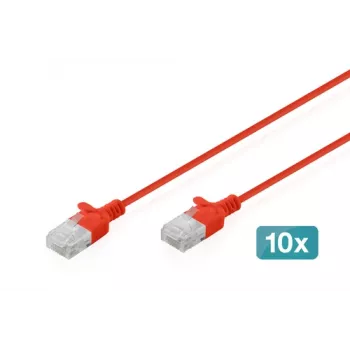 Digitus DK-1618-010S-R-10 Ethernet komutacinis kabelis Red