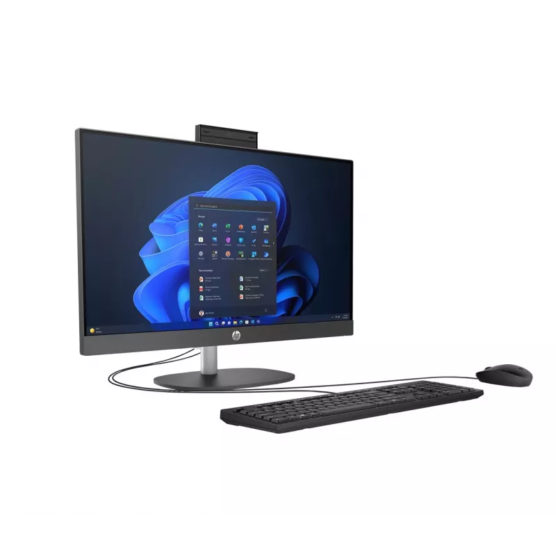 HP ProOne 245 G10 AiO Ryzen 7 77730U 23.8FHD IPS 250 nits AG 16GB DDR4 3200 SSD512 Radeon Vega 8 Klaviatūra+Pelė Kamera 5Mpx + IR W11Pro Balta 3Y OnSite