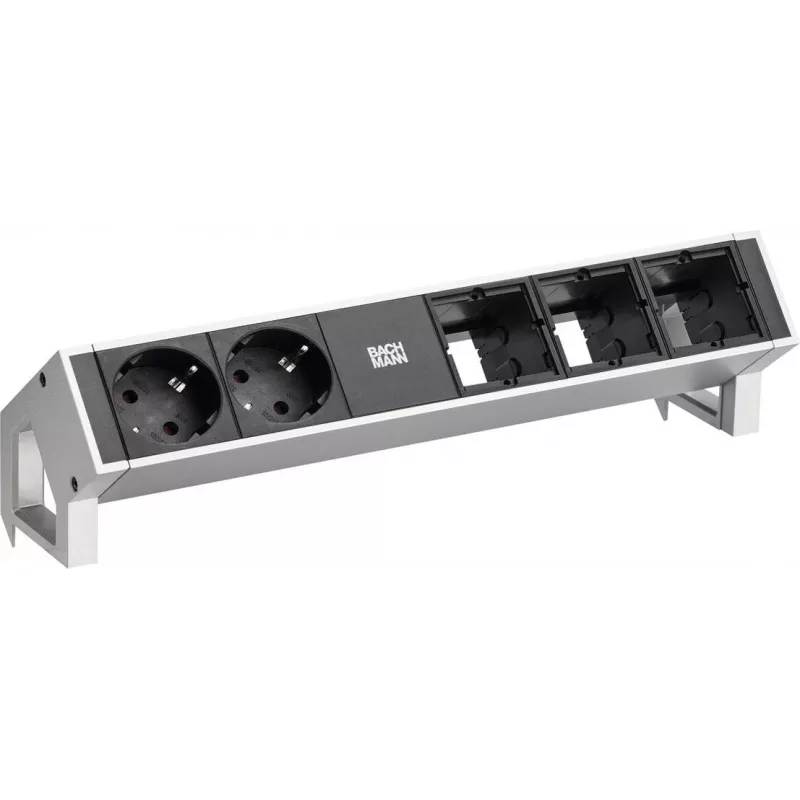 BACHMANN DESK2 2xCEE7/3 3xABD Stainless Steel painted (902.4860)