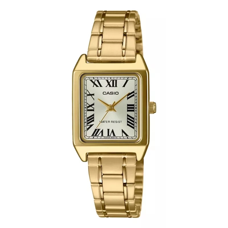 CASIO LTP-V007G-9BUDF moteriškas analoginis laikrodis, auksinis