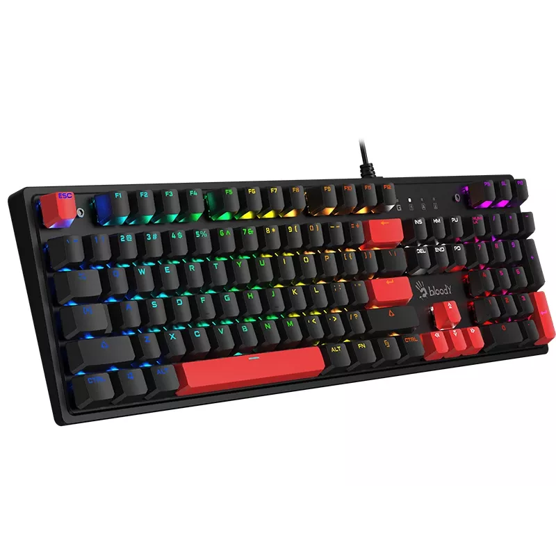 A4Tech 47737 Bloody S520N Fire Juoda (BLMS RED Plus Switch)