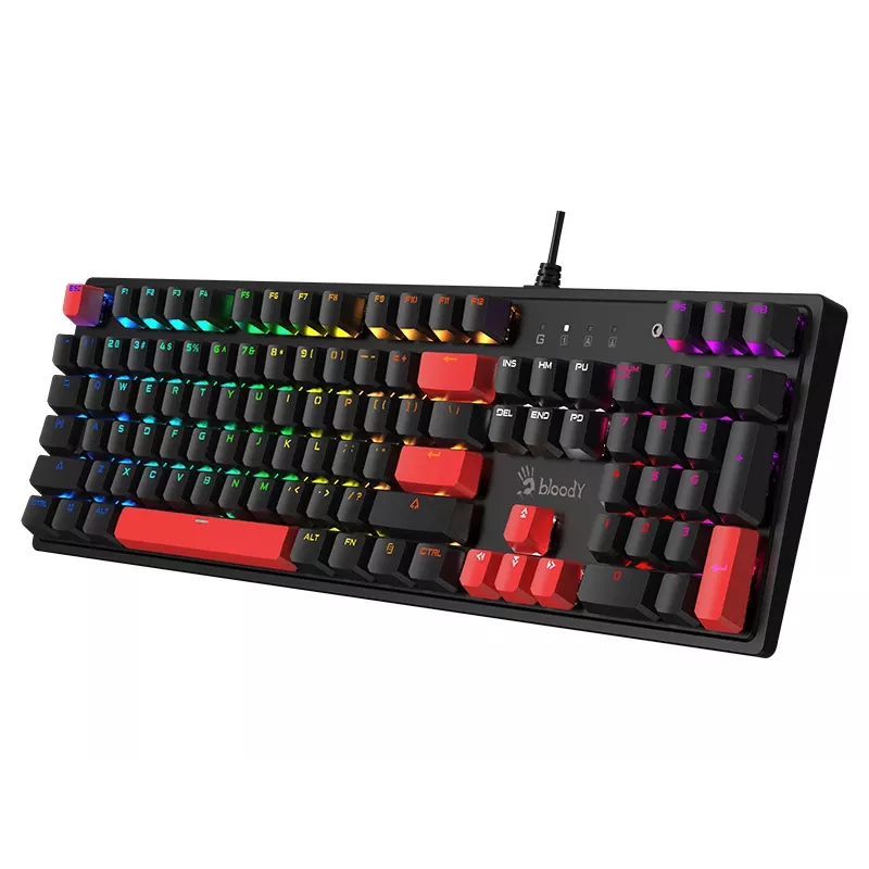 A4Tech 47737 Bloody S520N Fire Juoda (BLMS RED Plus Switch)