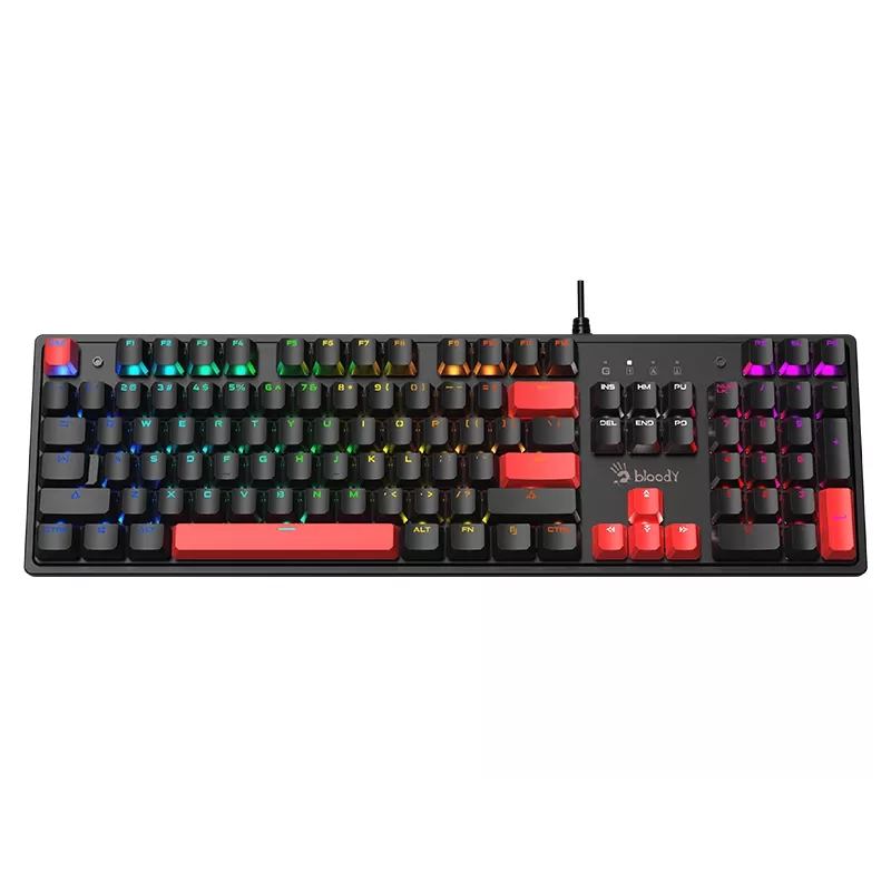 A4Tech 47737 Bloody S520N Fire Juoda (BLMS RED Plus Switch)