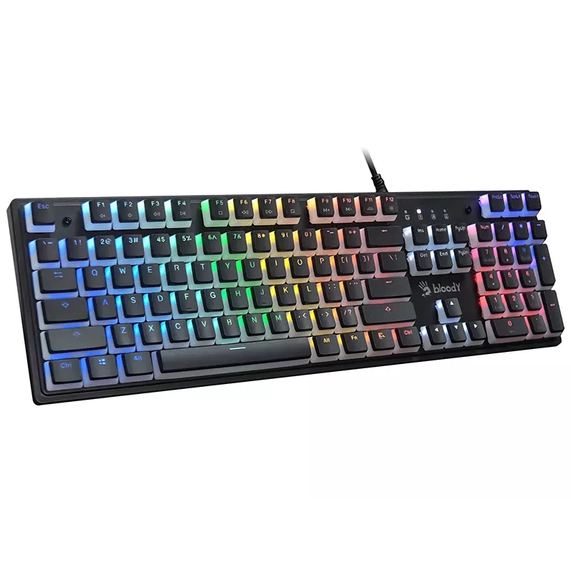 A4Tech 47788 Bloody S520N mechaninis RGB žaidimų klaviatūra su mechaniniais jungikliais