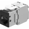 Goobay Keystone-Module RJ45 CAT 6A, STP, plonas, juoda (77943)