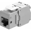 Goobay Keystone modulis RJ45 CAT 6A, STP, plonas, šviesiai pilkas (77946)